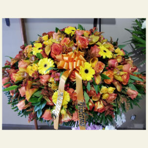 CS1490: Fall Colored Casket Spray