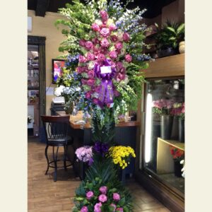 S2250: Purple rose freeflowing spray